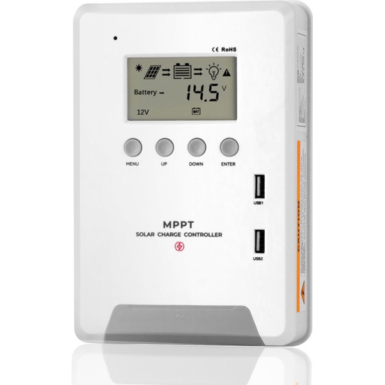 Aca ��������� �������� Mppt 30A, �������� 12/24VDc + Lcd ����� - (MPPT3024)