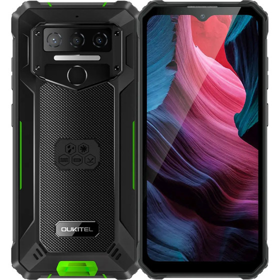 Oukitel Smartphone WP23 Pro, 6.52'', 8/128GB, IP68/IP69K, 10600mAh, ������� - (WP23PRO-GN)