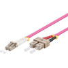 Goobay ������� ������� ���� LC-Upc �� SC-Upc Multimode OM4, 2m, ������� - (95944)