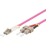 Goobay ������� ������� ���� LC-Upc �� SC-Upc Multimode OM4, 2m, ������� - (95944)