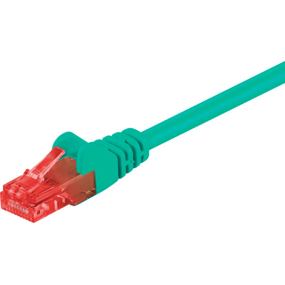 Goobay ������� ������� Cat 6 U/UTP, CCA, 250MHz, 0.25m, ������� - (95251)