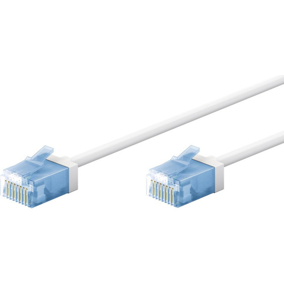 Goobay ������� ������� Cat 6A U/UTP, slim, copper, 500MHz, 3m, ����� - (74288)