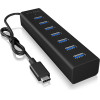 Icy Box 7-Port TYPE-C 3.2 GEN1 Hub - (IB-HUB1700-C3)