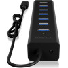 Icy Box 7-Port TYPE-C 3.2 GEN1 Hub - (IB-HUB1700-C3)