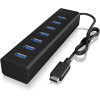 Icy Box 7-Port TYPE-C 3.2 GEN1 Hub - (IB-HUB1700-C3)