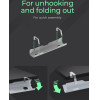 Icy Box Cable Management Tray For Desks White - (IB-EWA100W-CM)
