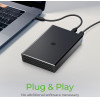 Icy Box TYPE-C 3.2 GEN2 Raid Enclosure For 2xHDD/Ssd Black - (IB-RD2253-C31)