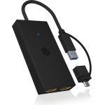 Icy Box Usb & TYPE-C To Dual Hdmi Splitter - (IB-SPL1029AC)