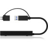 Icy Box Usb & TYPE-C To Dual Hdmi Splitter - (IB-SPL1029AC)