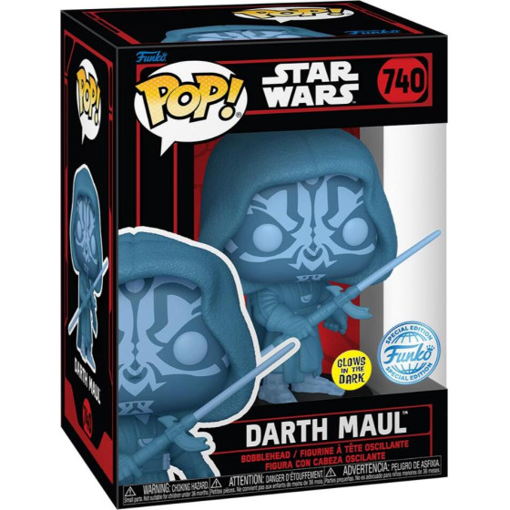 Funko Pop! Movies: Star Wars - Darth Maul Glows in the Dark #740 Special Edition - (27713)