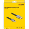 DeLock ������� Mini Displayport �� Displayport 8K/60Hz, 32.4 Gbps, 1m, ����� - (81091)