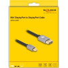 DeLock ������� Mini Displayport �� Displayport 8K/60Hz, 32.4 Gbps, 2m, ����� - (81092)