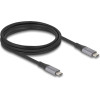 DeLock ������� USB-C 240W, 40 Gbps, 8K, 2m, E-Marker, ����� - (81192)