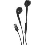 SBS Music Hero Handsfree Stereo Earset Type C Connector Tubb Black - (MHEARSETTYCK)