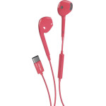 SBS Music Hero Handsfree Stereo Earset Type C Connector Tubb Pink - (MHEARSETTYCP)