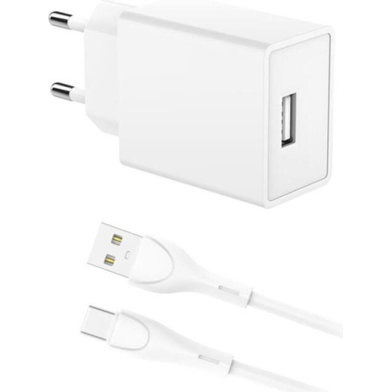 iNOS ��������� �������� �� ����� Usb A 12W & Usb C ������� 1m ����� - (0020223)