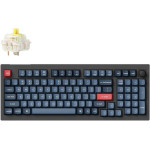 Keychron V5 Max QMK/Via Wireless BT/2,4/Wired Custom Mechanical Keyboard Banana Sw. 96% Us - (V5M-D4)
