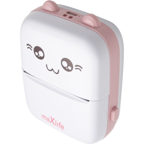 Maxlife Thermal Printer Pink - (MXTOP-100P)