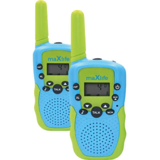 Maxlife Walkie Talkie Set Green Blue - (MXWT-200GB)