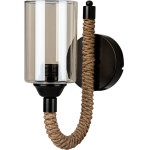 GloboStar Rift Vintage ��������� ��������� ������ ������ �������� 1 x E27 IP20 ����� ������� �� ���� ������ �� ���� ����� - �22.5 x �22.5 x �28.5cm - (203-0002)