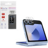 Volte-Tel Tempered Glass Samsung Z Flip 6 5G F741 6.7'' 9H 0.25mm 3D Curved For Camera TRANSPARENT