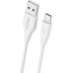 Celebrat ������� USB-C �� Usb CB-31A, 15W, 480Mbps, 1m, ����� - (CB-31A-C-WH)