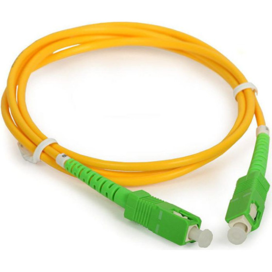 Vivanco Fibre Optic Network Cable LC/Apc 10Gbit/s 3m Yellow - (45712)