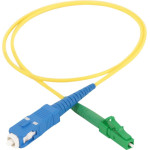 Vivanco Fibre Optic Network Cable LC/Apc To SC/Upc 10Gbit/s 3m Yellow - (45714)