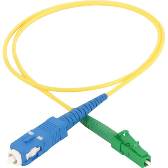 Vivanco Fibre Optic Network Cable LC/Apc To SC/Upc 10Gbit/s 5m Yellow - (45715)