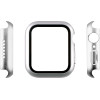 Volte-Tel Tempered Glass Apple Watch 45mm 1.9'' 9H 0.30mm Pc Edge Cover With Key 3D Full Glue Full Cover SILVER
