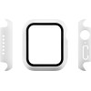Volte-Tel Tempered Glass Apple Watch 45mm 1.9'' 9H 0.30mm Pc Edge Cover With Key 3D Full Glue Full Cover WHITE