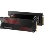 Samsung Ssd M.2 Nvme PCI-E GEN4 4TB Series 990 Pro w/ Heatsink, M.2 2280, Nvme PCI-E GEN4x4, Read 7450MB/s, Write 6900MB/s, 5YW. - (MZ-V9P4T0GW)