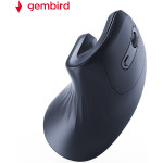 Gembird Ergonomic Wireless 6-Button Optical Mouse Black - (MUSW-ERGO-03)
