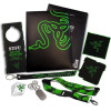 Razer Leet Pack v3 (Coasters, lanyards, pina, stickers, Tattoos & Metal Dog Tag chain)