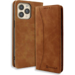 Bodycell Book Case Pu Leather Iphone 16 Pro Max Brown - (BB-00163)
