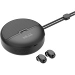 Akai �������� in-Ear ��������� ��� ������ ����� �� Bluetooth, USB, AUX, TF, �ws ��� Handsfree - (BTE-J500BT)