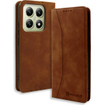 Bodycell Book Case Pu Leather Xiaomi 14T 5G Brown - (BB-00178)