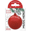 SBS Music Hero Christmas Ball Wireless Speaker 3W Rose - (MHSPXMASBALLP)