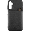 Idol 1991 ���� Samsung A16 4G A165/A16 5G A166 6.7'' ANTI-Rfid Leather Smart Wallet Camera Guard BLACK