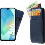 Idol 1991 ���� Samsung A16 4G A165/A16 5G A166 6.7'' ANTI-Rfid Leather Smart Wallet Camera Guard BLUE