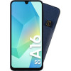 Idol 1991 ���� Samsung A16 4G A165/A16 5G A166 6.7'' ANTI-Rfid Leather Smart Wallet Camera Guard BLUE