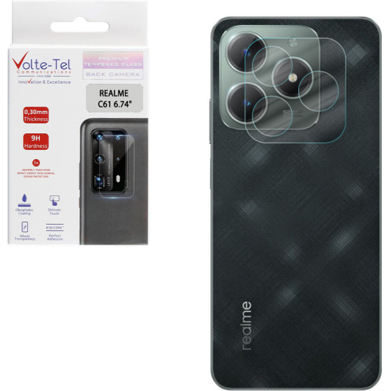 Volte-Tel Tempered Glass Realme C61 6.74'' 9H 0.30mm For CAMERA