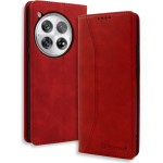Bodycell Book Case Pu Leather Oneplus 12 5G Red - (BB-00167)