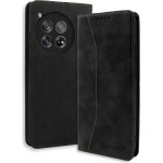 Bodycell Book Case Pu Leather Oneplus 12R 5G Black - (BB-00168)