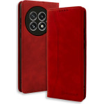 Bodycell Book Case Pu Leather Oneplus 13 5G Red - (BB-00173)