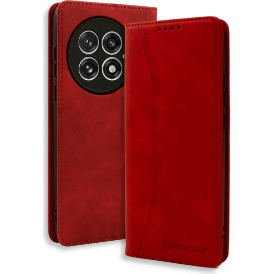 Bodycell Book Case Pu Leather Oneplus 13 5G Red - (BB-00173)
