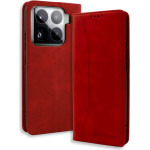 Bodycell Book Case Pu Leather Xiaomi 15 Pro 5G Red - (BB-00188)