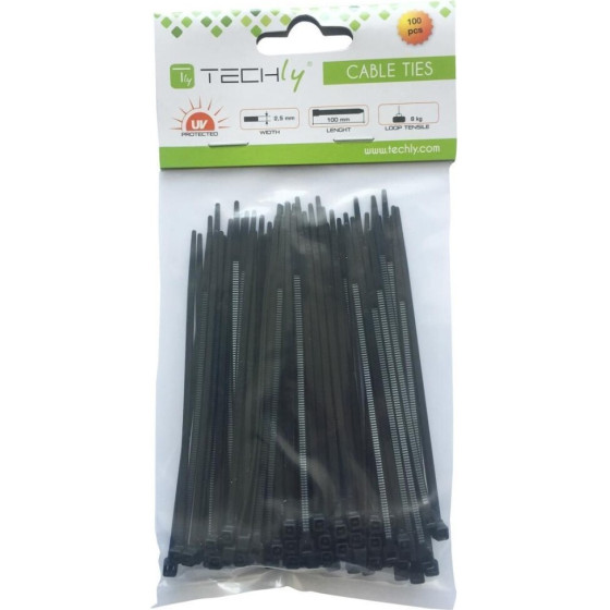 Techly ISWT-20325-Bk - �������� �������� 200x2.5mm 100�� �����