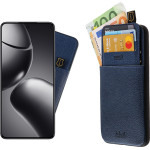 Idol 1991 ���� Xiaomi 14T 5G 6.67'' ANTI-Rfid Leather Smart Wallet Camera Guard BLUE