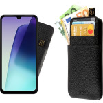 Idol 1991 ���� Xiaomi Redmi 14C 4G/Poco C75 4G 6,88'' ANTI-Rfid Leather Smart Wallet Camera Guard BLACK